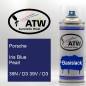 Preview: Porsche, Iris Blue Pearl, 39N / D3 39V / D3: 400ml Sprühdose, von ATW Autoteile West.